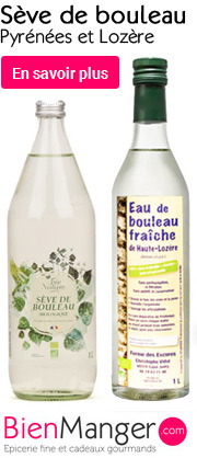 Acheter de l'eau de bouleau